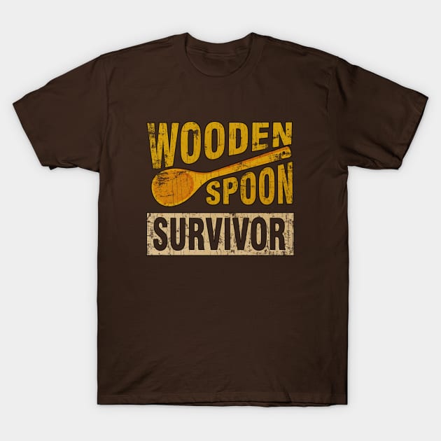 Wooden Spoon Survivor Vintage T-Shirt by 14RF